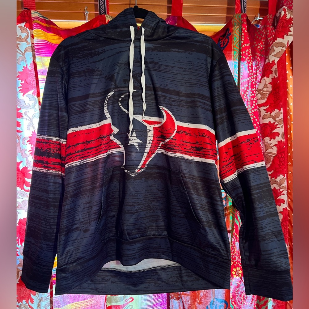 Texans light weight hoodie size large